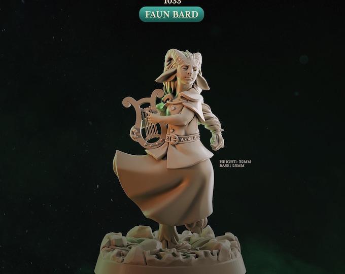Faun Bard  -Cast & Play -Fae Realm