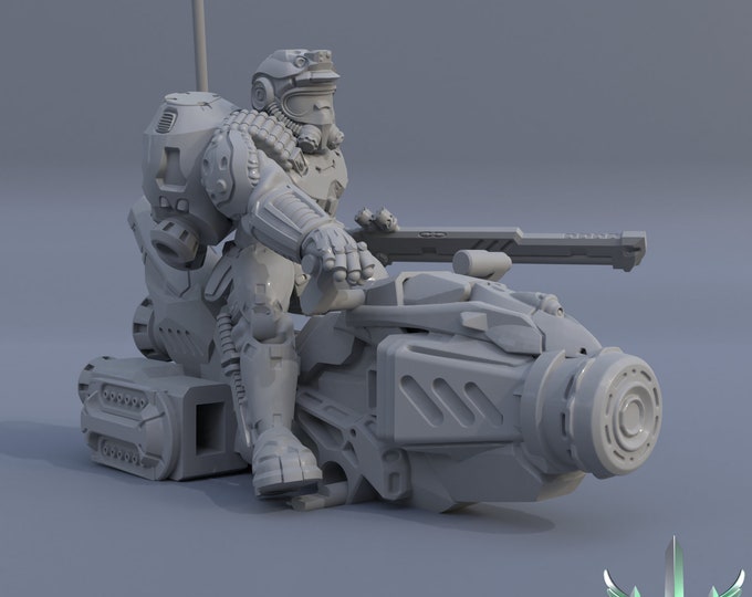 Space Justificer Hover Biker