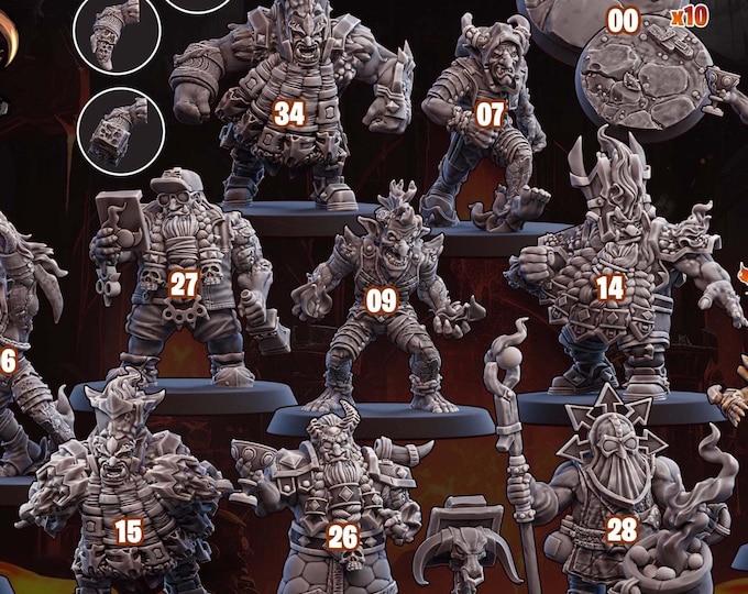 Chaos Dwarves TT Football Support Staff -Ugni