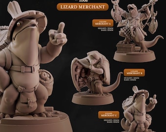 Lizard Merchants -Cast Play -Lizard Town