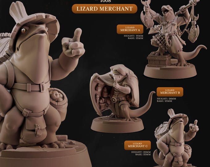 Lizard Merchants -Cast Play -Lizard Town