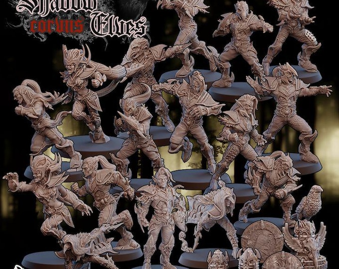 Shadow Elves Full Roster