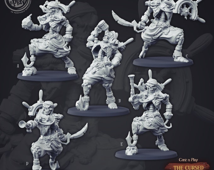 Cursed Skelelton Crew -CAST AND PLAY