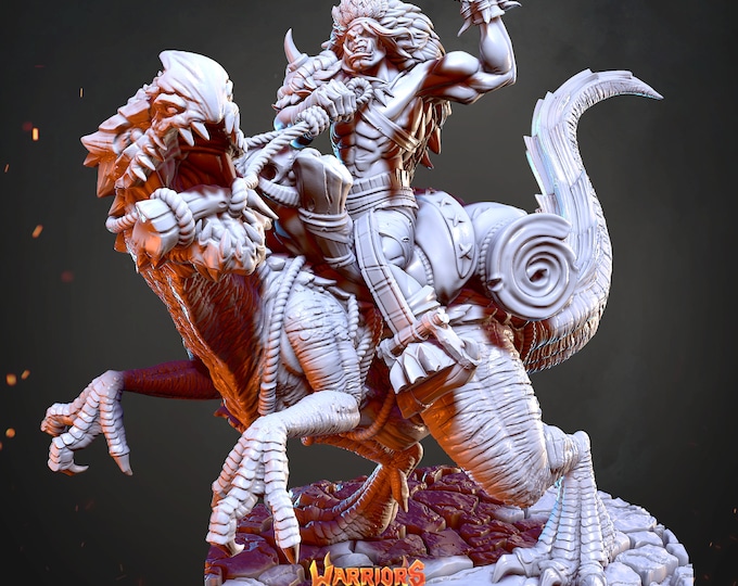 Mounted Orc Warrior -Cast and Play