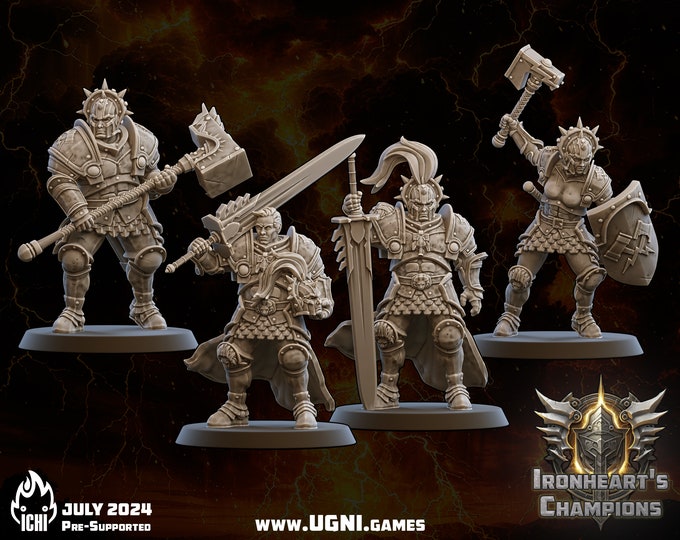 Ironheart's Champions -ICHI Forge -Ugni Miniatures
