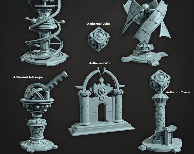Aethernal Terrain Props-Cast and Play-Aethernals