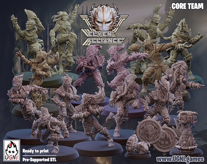 Elven Alliance TT Football Full Team -Ugni