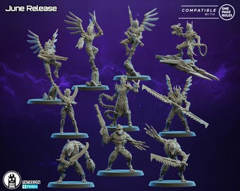 RiftVeil Covenant -Ugly Miniatures -D Elves part 3