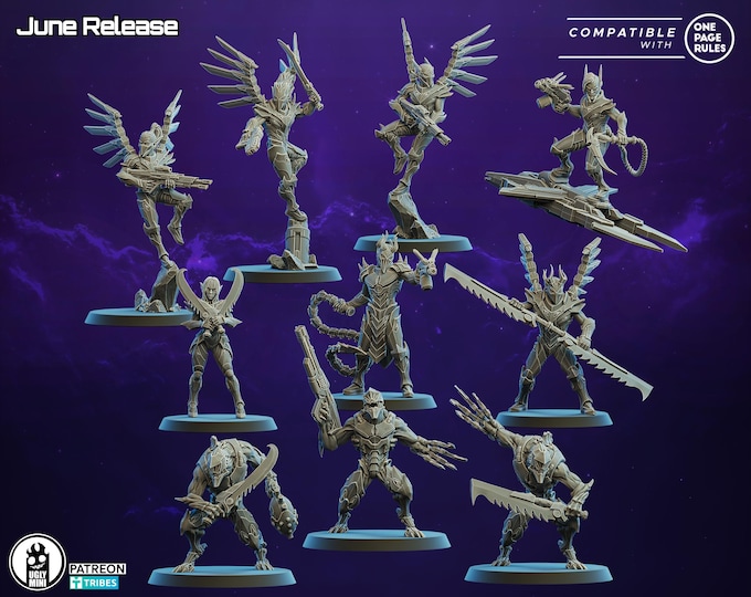 RiftVeil Covenant -Ugly Miniatures -D Elves part 3