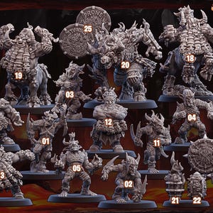 Chaos Dwarf TT Football Full Team -Ugni