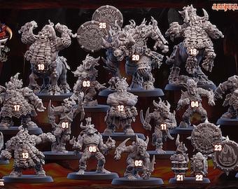 Chaos Dwarf TT Football Full Team -Ugni