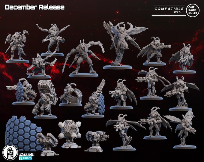 Chitnous Swarm Prt 2 -Ugly Miniatures