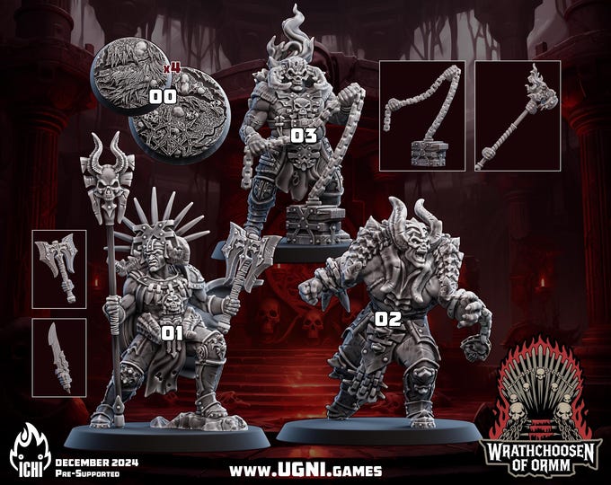 WrathChosen of Ormm-ICHI Forge -Ugni Miniatures