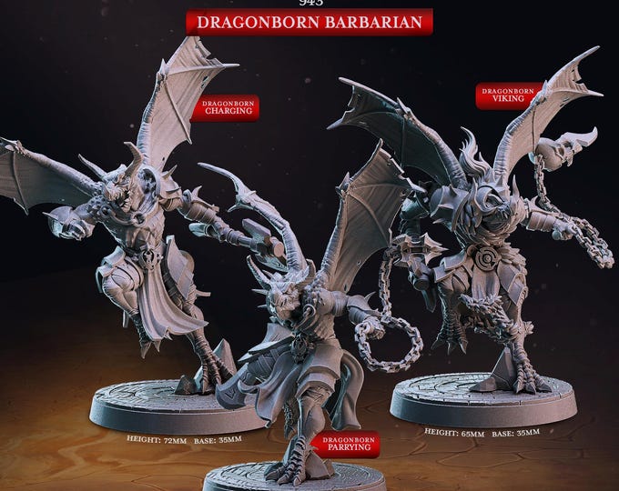 Dragonborn Barbarian -Cast Play -Dungeon Guild