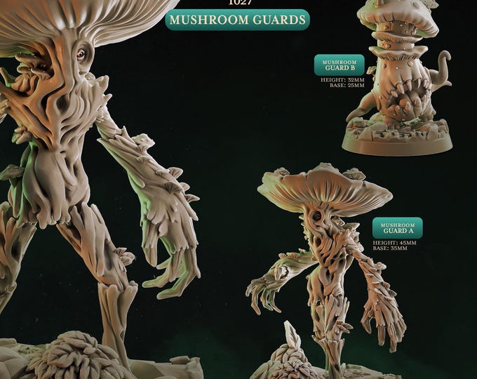 Mushroom Guards  -Cast & Play -Fae Realm