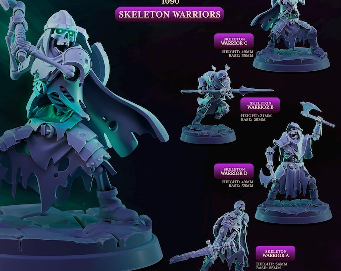 Skeletal Warriors -Cast and Play- Rise of the Undead