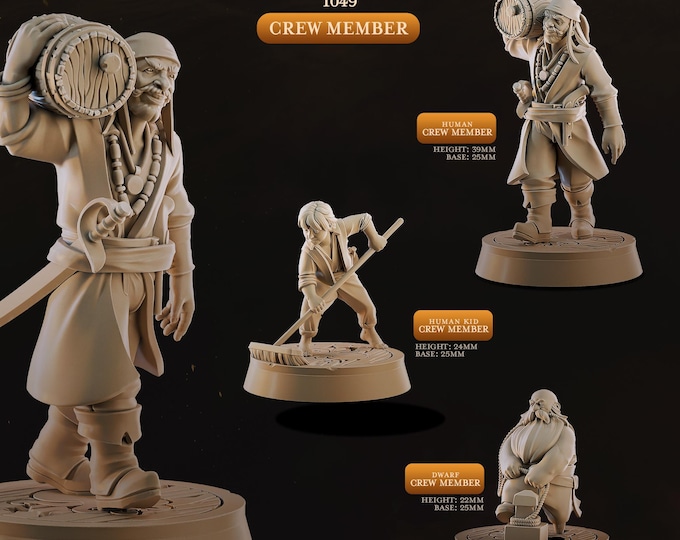 Crew Members -Cast Play -Pirates of the Shattered Sea