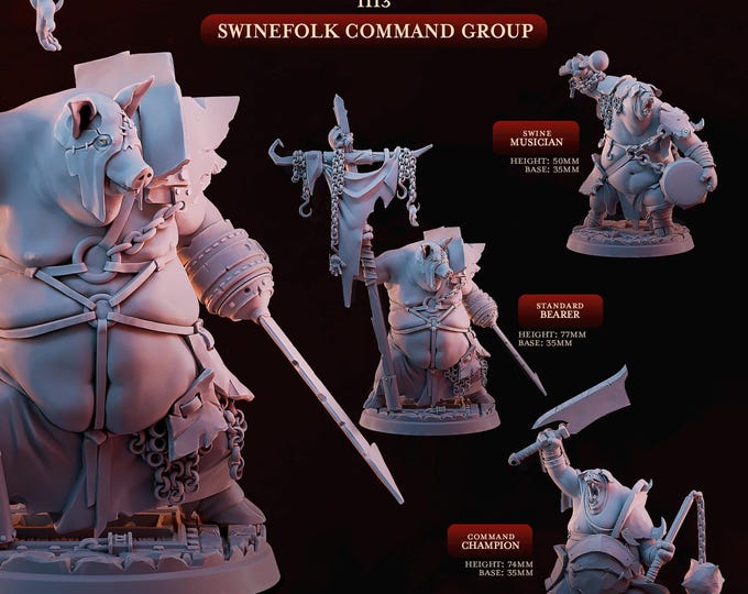 Swinefolk Command Group -Cast Play - The Iron Bar Clan