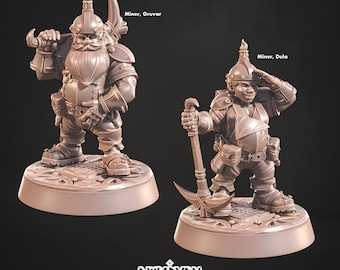 Dwarven Deepvein Miners -Cast and Play