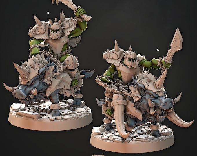 Ferox Hog Riders -Iron Skull Orcs -Cat and Play