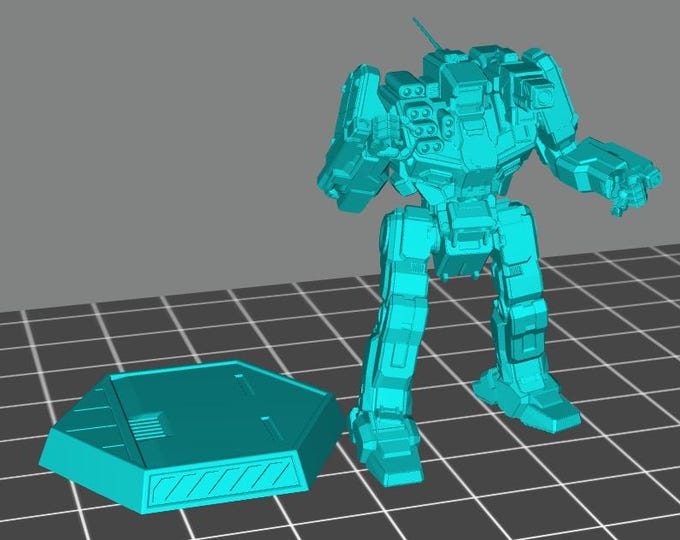 Shadow Hawk Mech Single- Ukraine Mech Factory