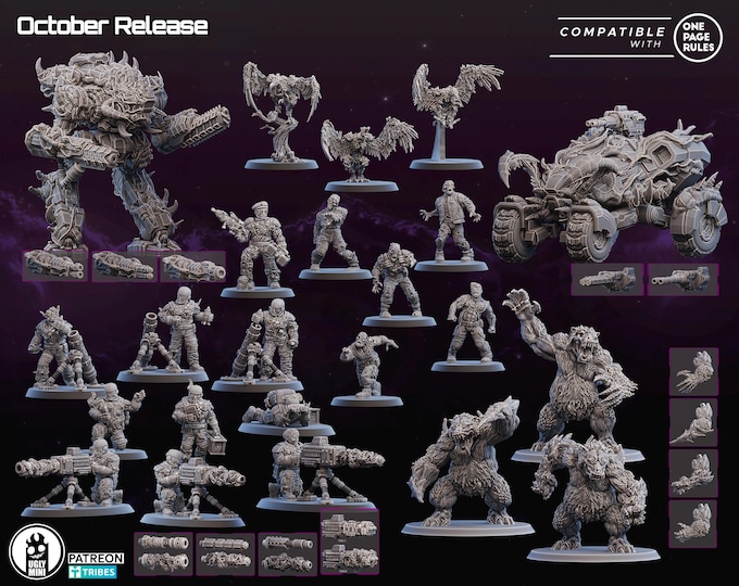 Infected Colonies Faction 3 -Ugly Miniatures