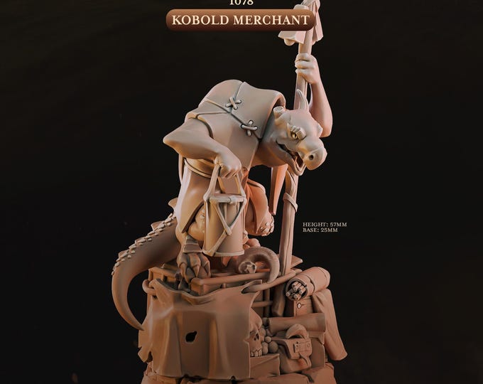 Merchant Kobold -Cast and Play- Barren Kobolds
