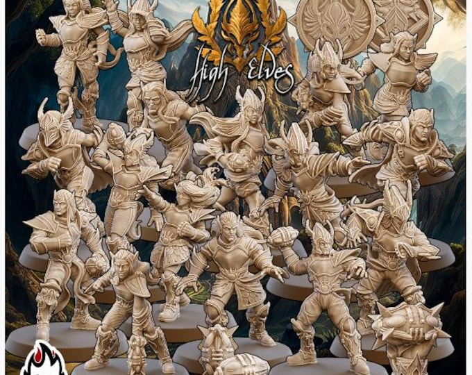 High Elf TT Football Full Team