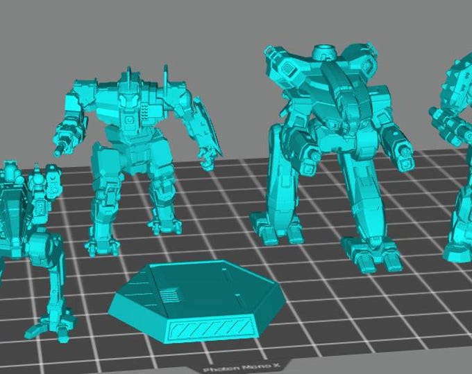 Clan Freeblade Lancers Mechs- Ukraine Mech Factory