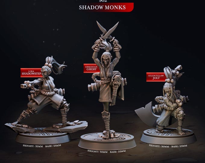 Shadow Monks -Cast Play -Eternal Monks