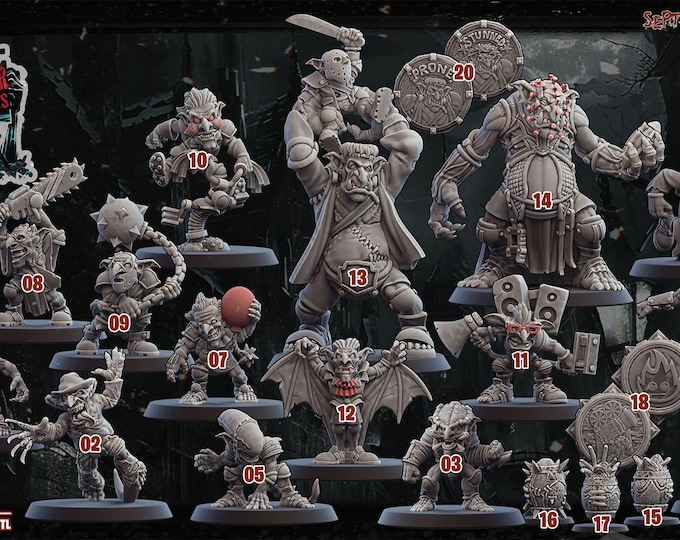 Horror Movie Goblins Full Roster