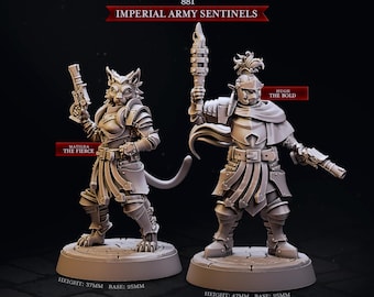 Imperial Army Sentinels of Mennesker City  -Cast and Play