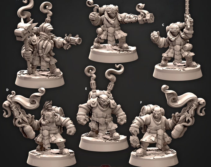 Lava Engineers -Vulcan Dwarves-Cast and Play