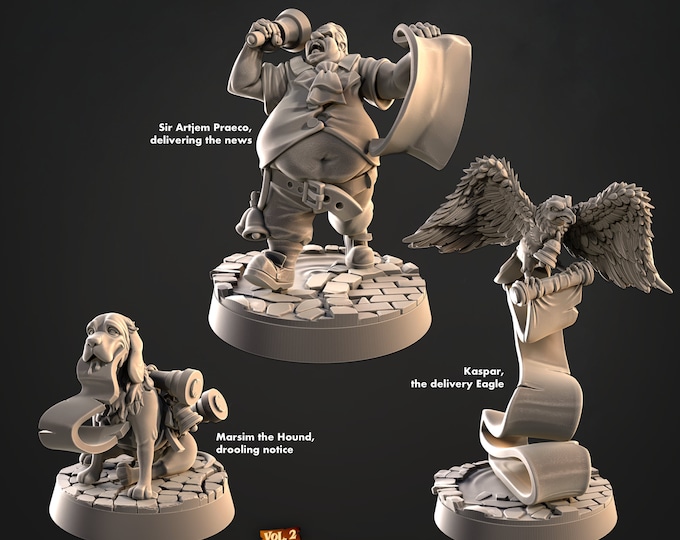 Town Criers of Mennesker City  -Cast and Play