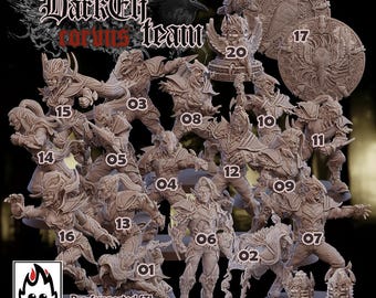 Shadow Elves TT Football Full Team -Ugni