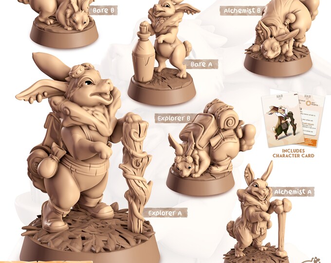 Har- Rabbit mini -Cast and Play -Animal Companions