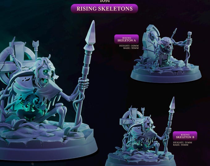 Rising Skeletons -Cast and Play- Rise of the Undead