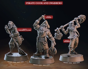 Pirate Cook and Swabbies  -Cast & Play -Pirate Chronicles