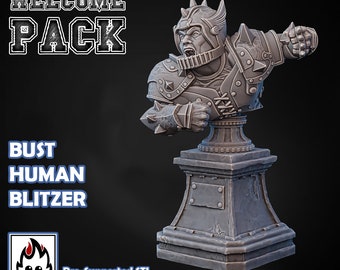 Ugni Human Blitzer Bust