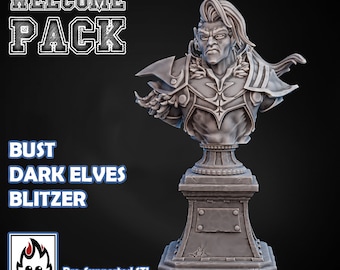 Ugni Dark Elves Blitzer Bust