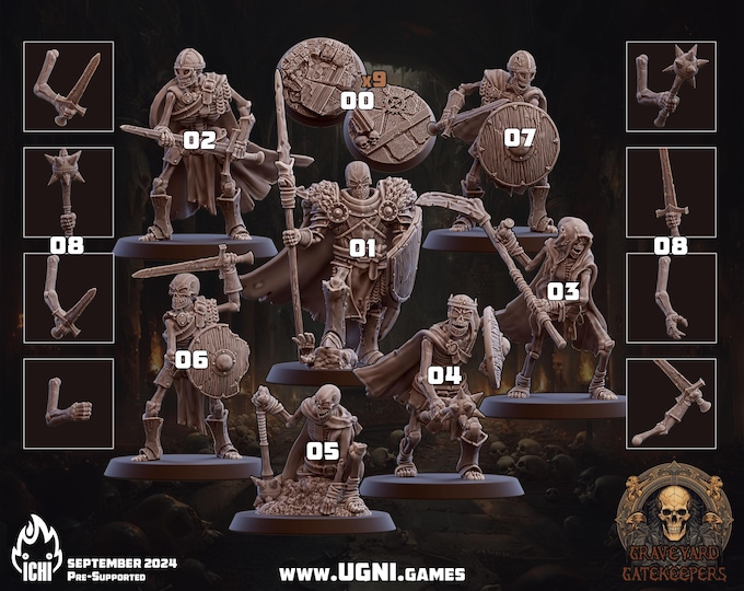 Graveyard Gatekeepers -ICHI Forge -Ugni Miniatures