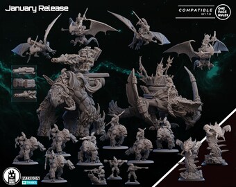 Raptari Army Faction 3-Ugly Miniatures