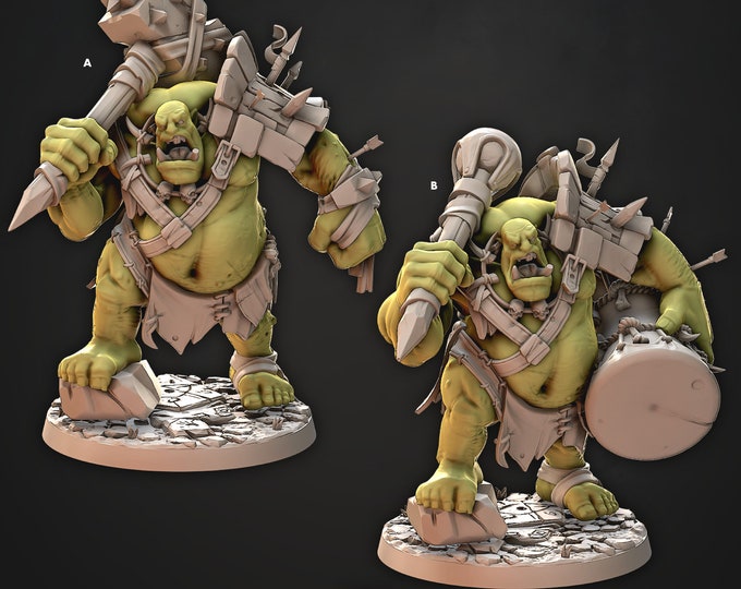 Golric-Ogre -Iron Skull Orcs -Cat and Play