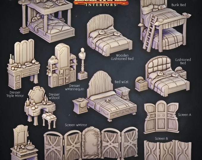 House Set Bedroom- Cast and Play Interiors