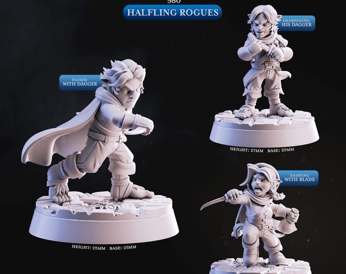 Halfling Rogues-Cast Play -NightDagger Rogues