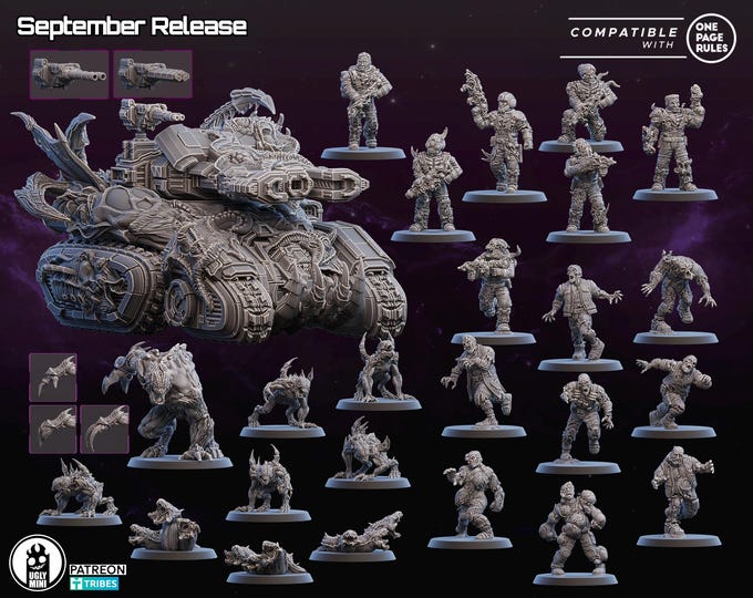 Infected Colonies Faction 2 -Ugly Miniatures