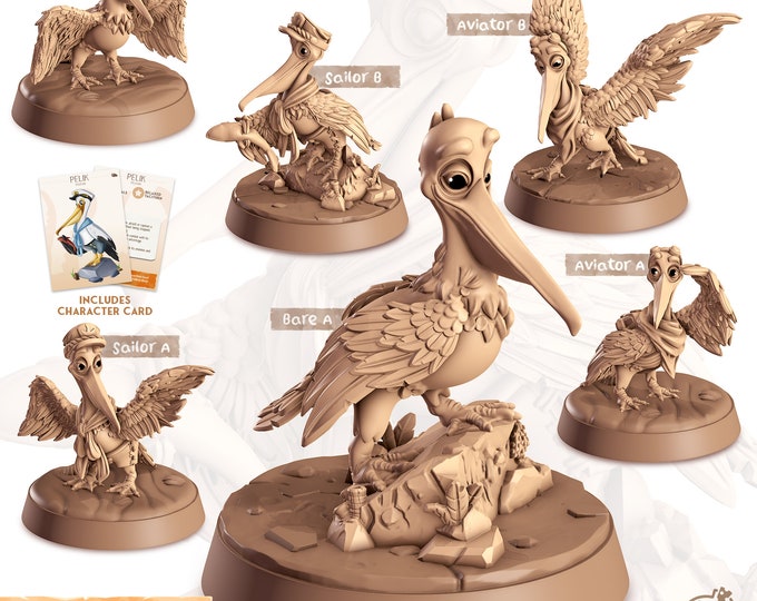 Pelik- Pelican mini -Cast and Play -Animal Companions