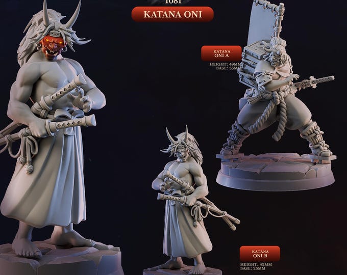 Katana Oni-Cast and Play- Age of Oni
