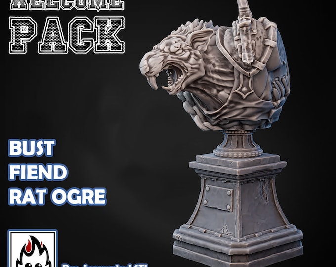 Ugni Fiend Rat Ogre Bust