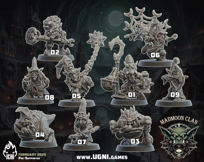 MadMoon Clan -ICHI Forge -Ugni Miniatures